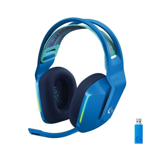 Logitech G733 Light Speed Wireless RGB Gaming Headset (Blue)